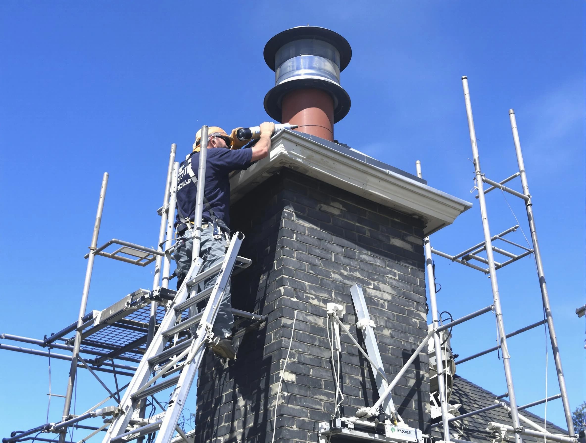 Sturdy chimney crown finished by Peachtree Corners Chimney Sweep in Peachtree Corners, GA