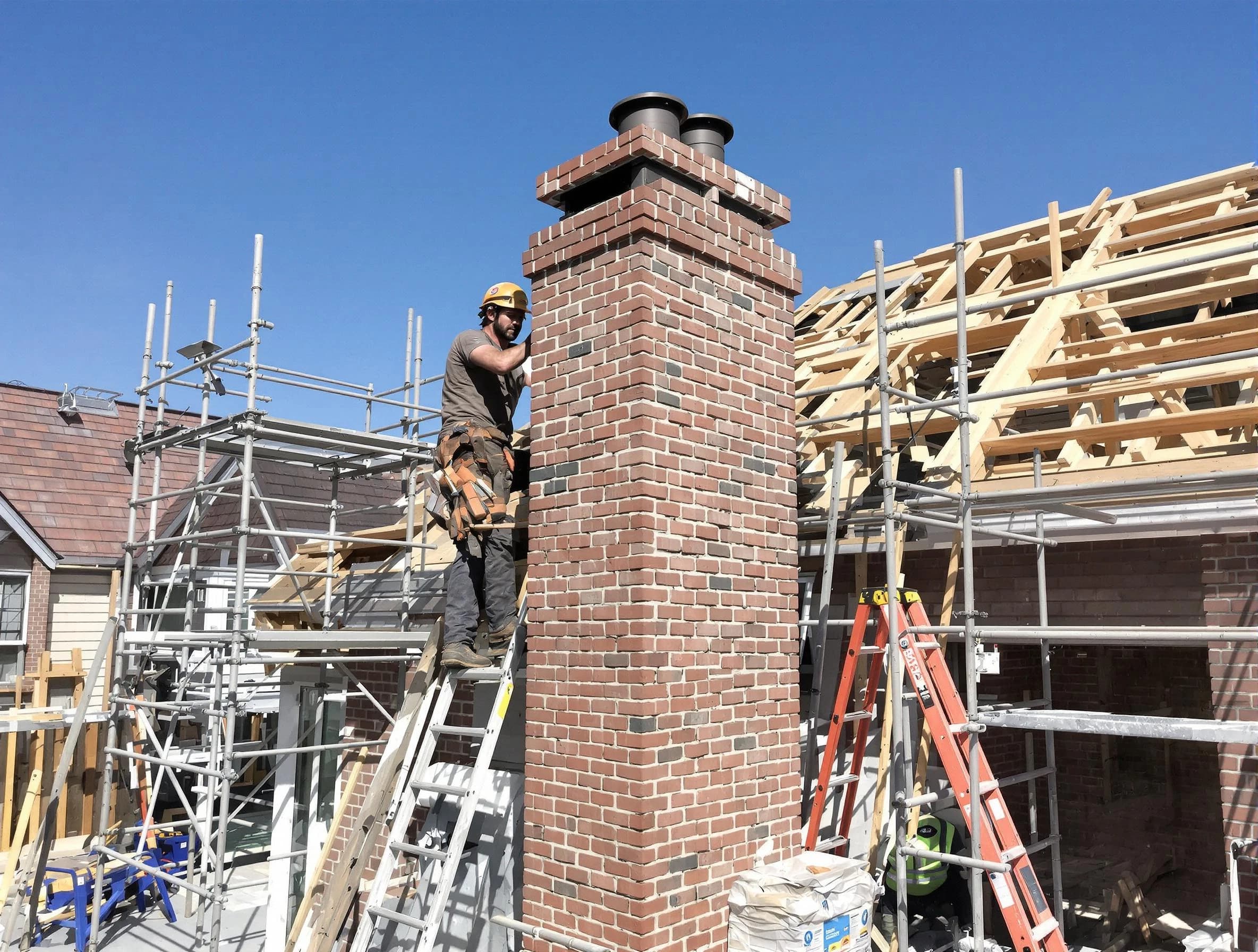 New chimney installation completed by Peachtree Corners Chimney Sweep in Peachtree Corners, GA