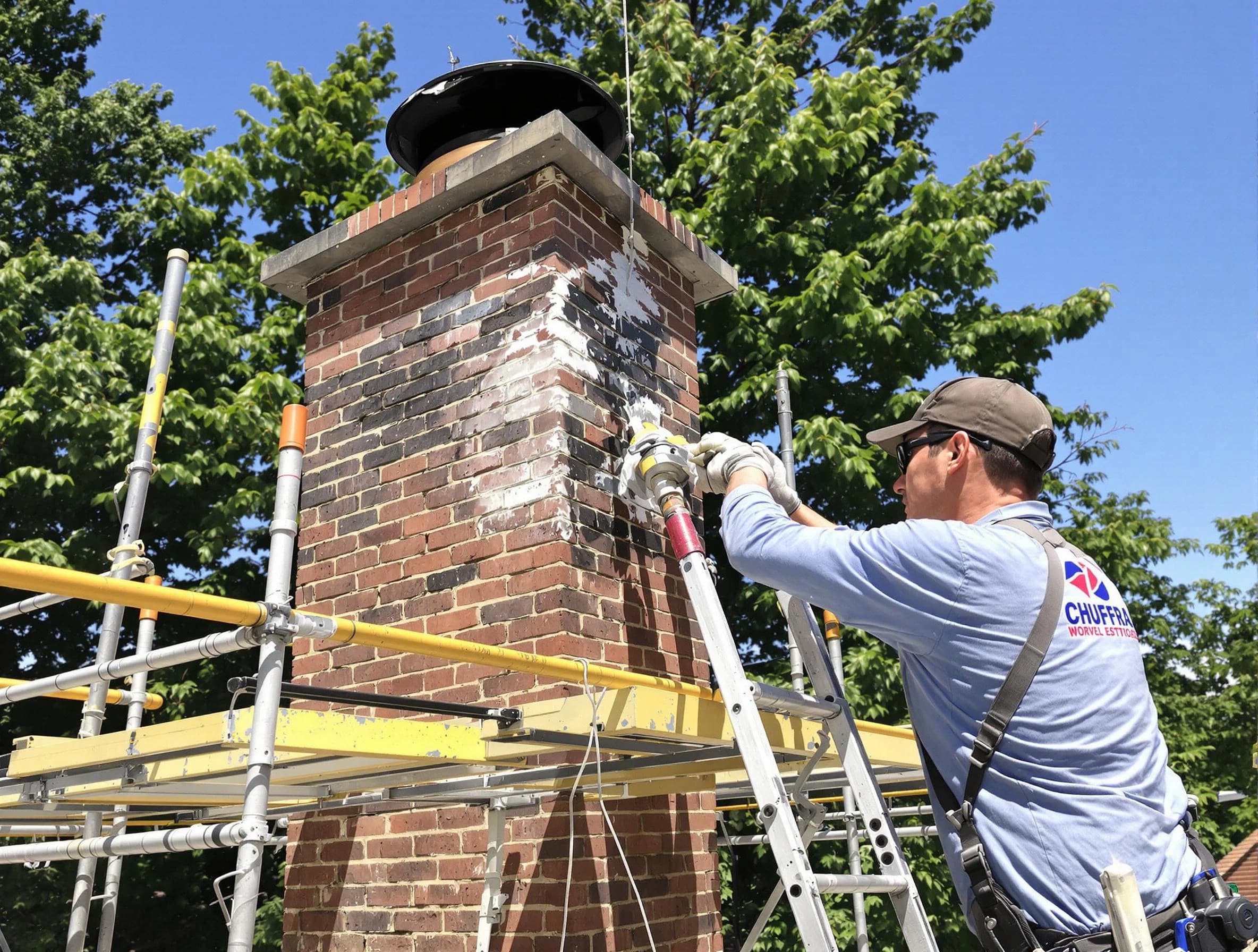 Structural chimney repair by Peachtree Corners Chimney Sweep in Peachtree Corners, GA