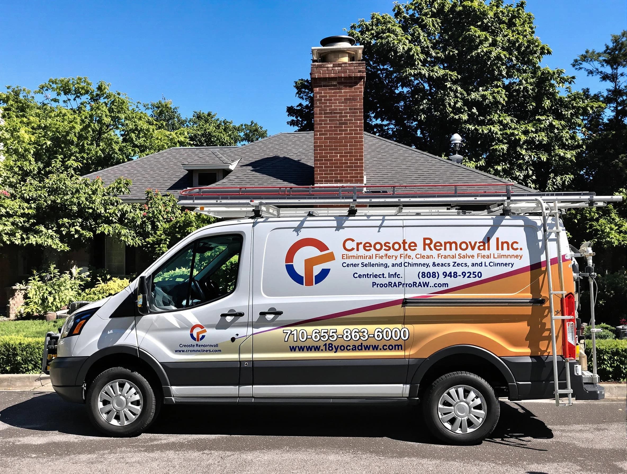 Peachtree Corners Chimney Sweep technician removing creosote safely in Peachtree Corners, GA