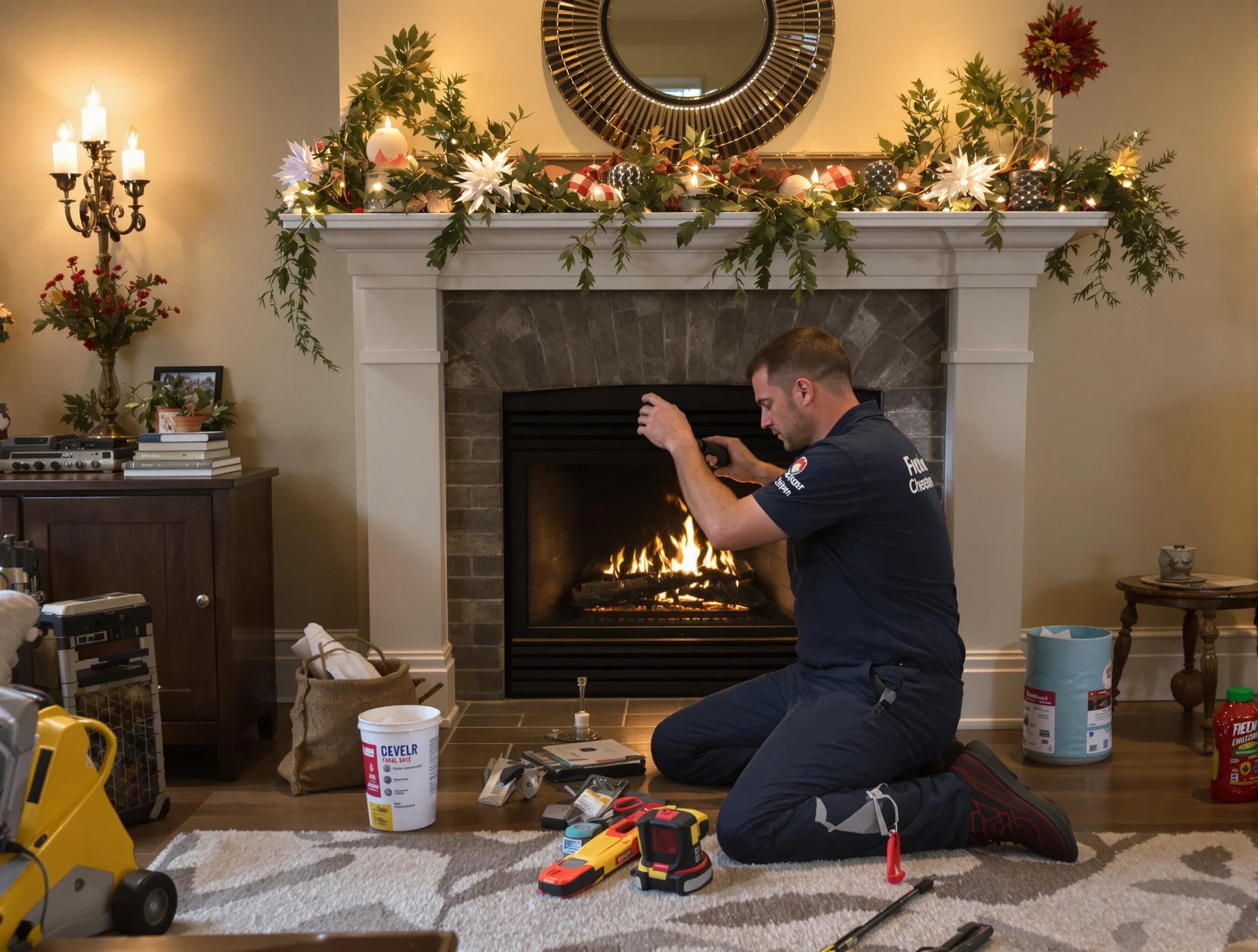 Peachtree Corners Chimney Sweep offering fireplace maintenance services in Peachtree Corners, GA