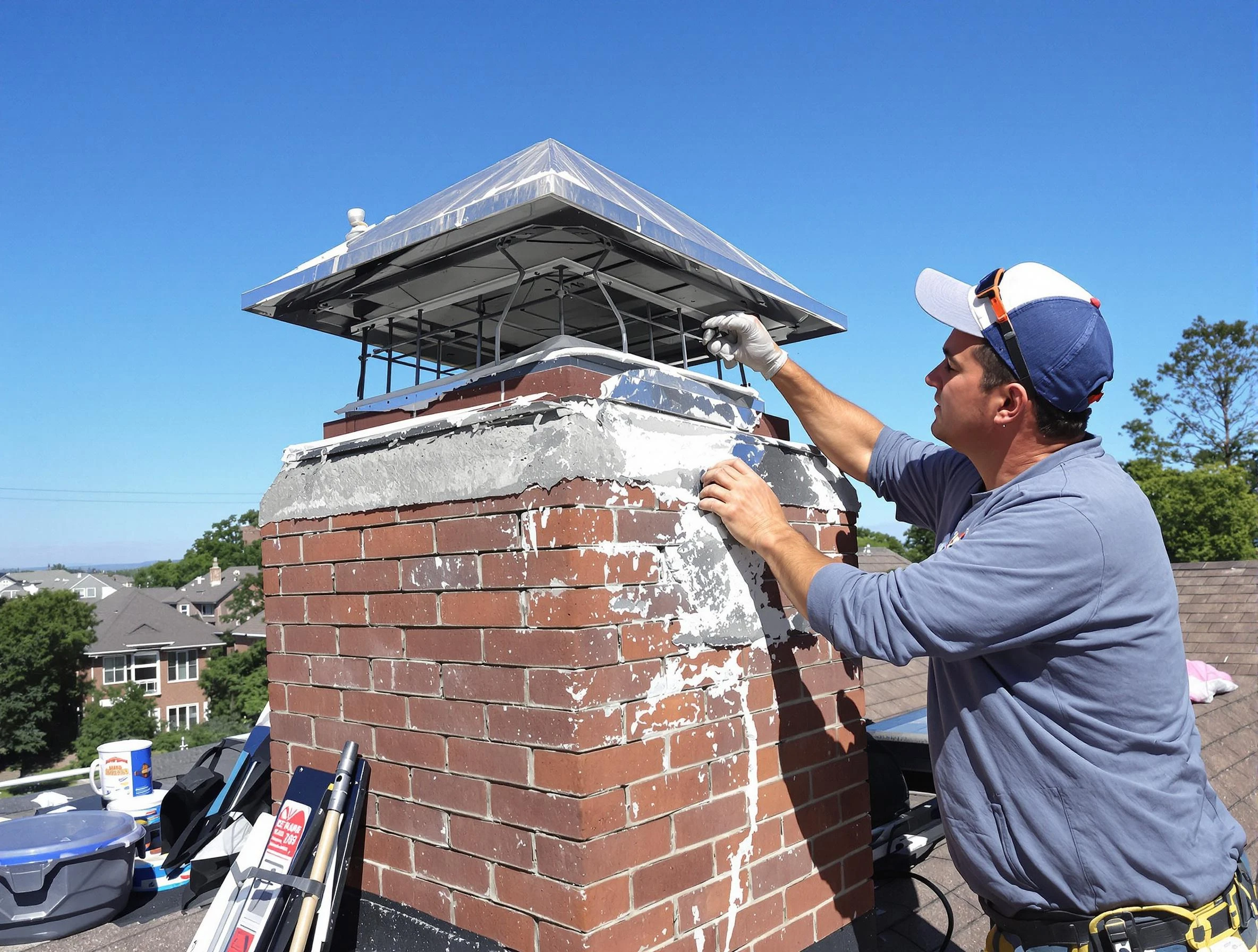 Chimney Crown Services service in Peachtree Corners, GA